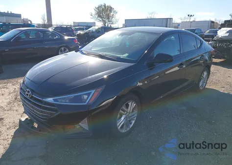 2019 Hyundai Elantra Sel из США, поврежденный, VIN KMHD84LF6KU786752